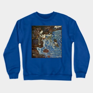 The Cloud That Had No Lining - Edmund Dulac Crewneck Sweatshirt